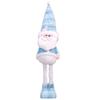 Christmas Retractable Doll Ornaments Christmas Blue Standing Position Retractable Doll Ornament Old Man Snowman Long Legs Doll