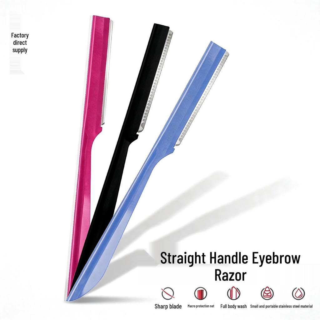 Kratzfester Augenbrauen- und Gesichtsbehaarungstrimmer für Herren: Anfängerfreundlicher Rasierer mit Mikronetz für sichere Haarentfernung