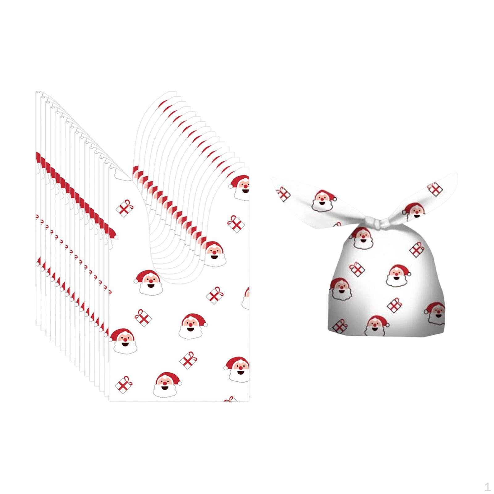 

50x Рождественских мешочков для угощений Креативные подарки для праздничных вечеринок Товары для Санта-Клауса Santa Claus