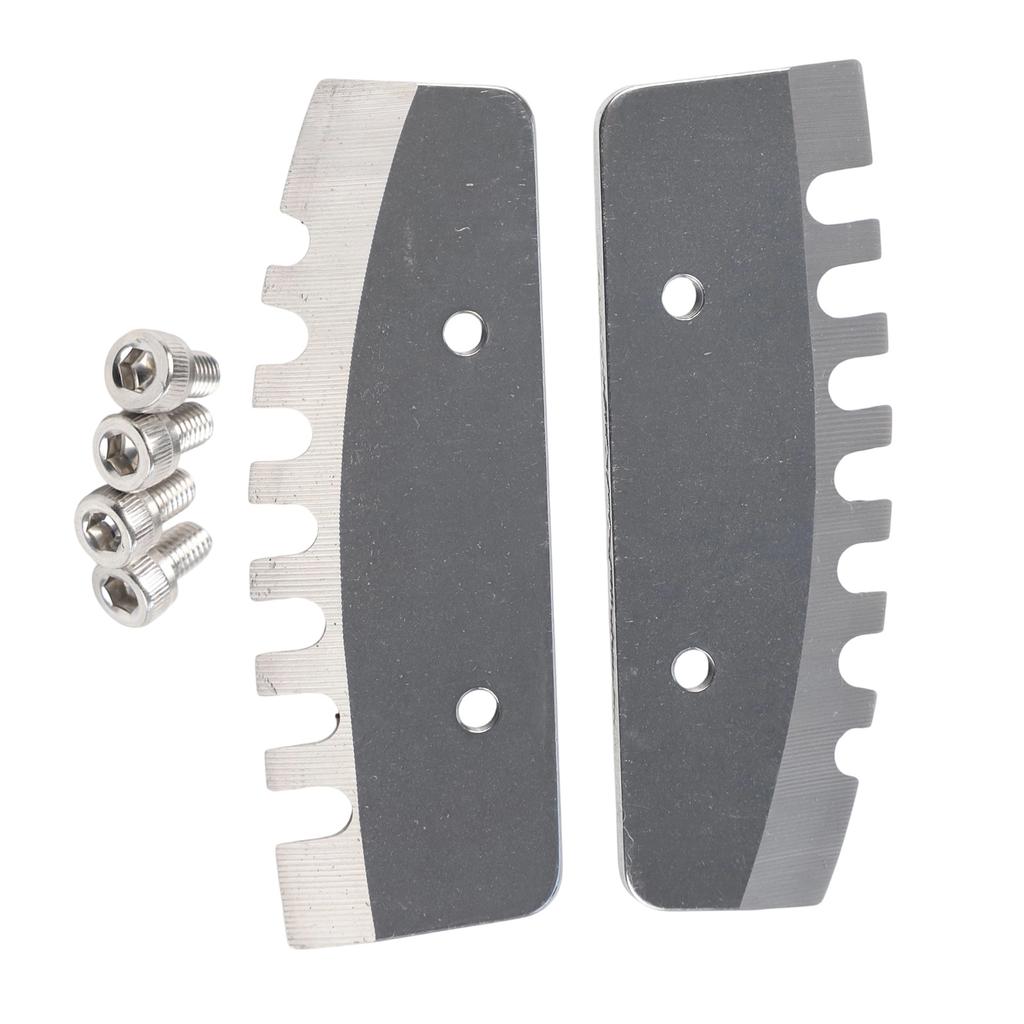 Stainless Steel Auger Blades for Power Ice Auger 8 Inch Replacement Set of 2