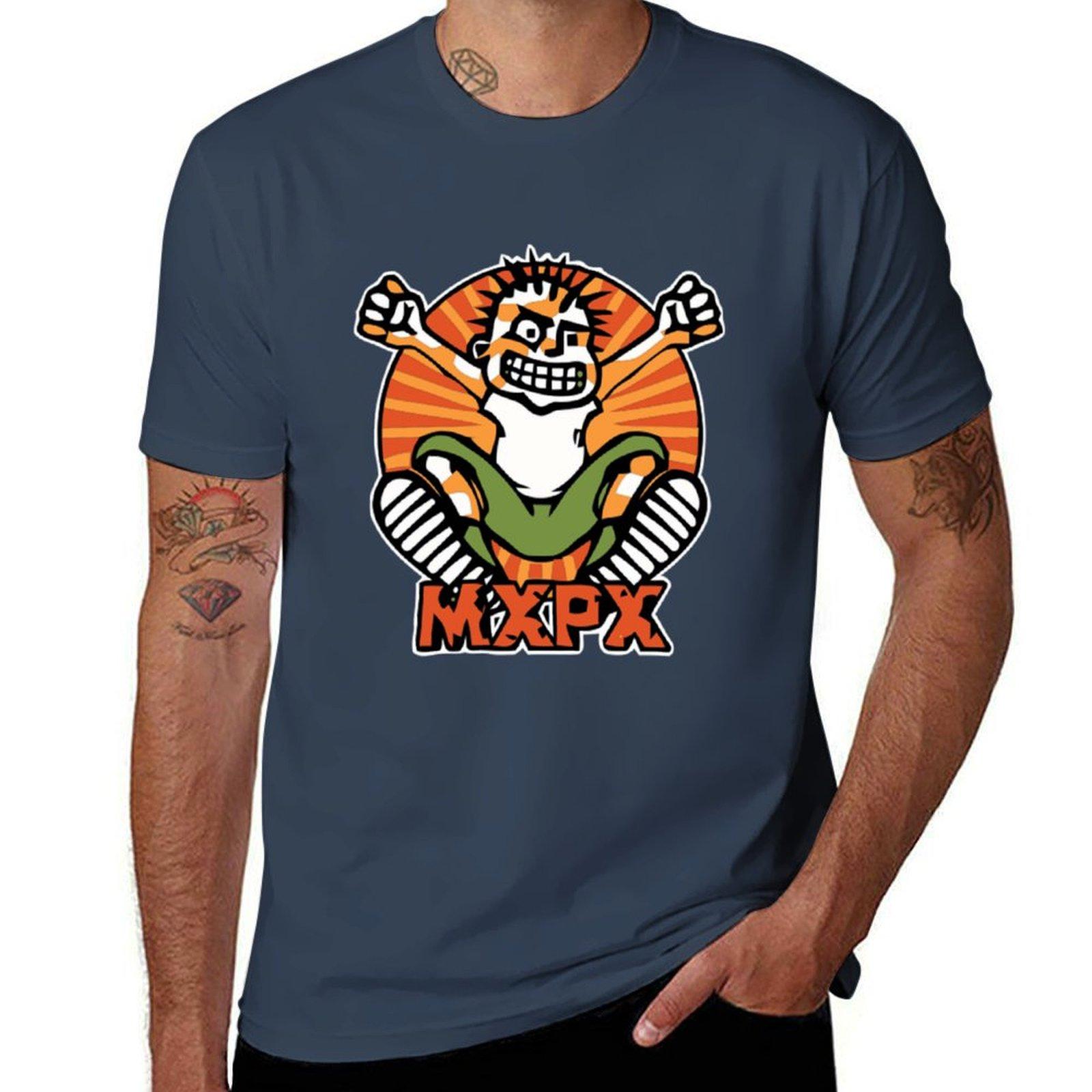 Mxpx Music Tshirt Casual Pattern Print Tee Shirt S