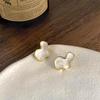 Stylish Cloud Geometric Ear Studs for Women - Trendy, Unique, and Creative Fashion Earrings