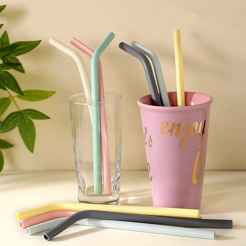 

Mixed Color Bent Drinking Straws (10-Pack)