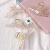 Transparent Hair Clip Flower Clear Hair Pin