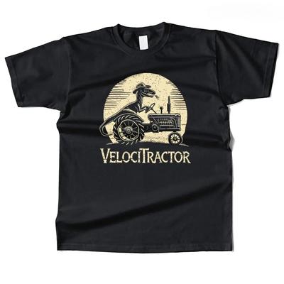 VelociTractor Men's Printed 100% Cotton T-shirt a Versatile and Casual Streetwear T-shirt for Men