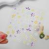 Sweet Small Fresh Flower Nail Art Sticker Summer Spring Self-Adhesive Nail Decals for Nails Decoration