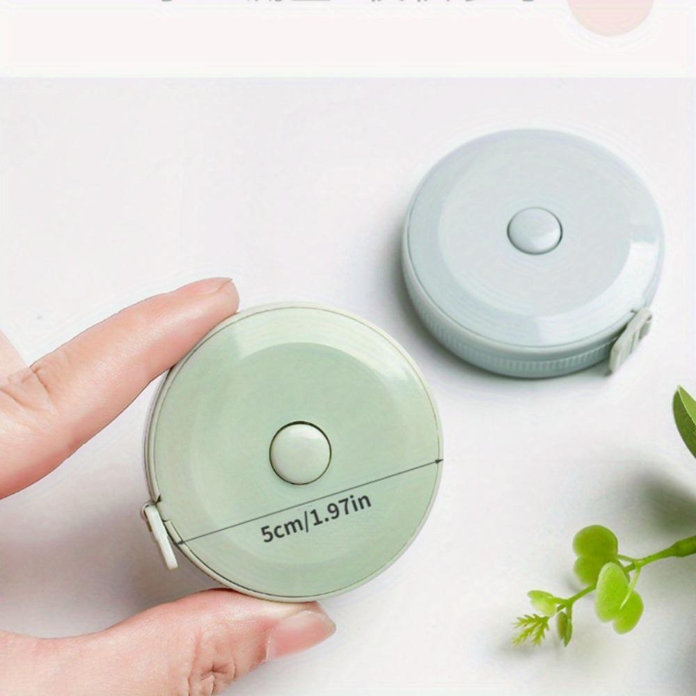 Mini Retractable Measuring Tape - 150cm/60inch Portable Soft Ruler with Centimeter & Inch Scales, Double-Sided Pocket Measuring Tool