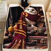 Harry Potter's Owl Soft Flannel Blanket, Print for Bedrooms Sofas Beds, Suitable for Travel Picnic Chair -HYQ29