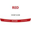 ARE4  Car Carbon Fiber Logo Trunk RearGuard Plate Bumper Trim Stickers For Nissan Nismo X-trail Qashqai Note Juke Sentra Patrol Navara