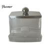 Jewelry Storage Box with Bamboo Lid Dustproof Moisture Resistant Clear Transparent Acrylic Case Container Cotton Swabs Dental Floss Organizer