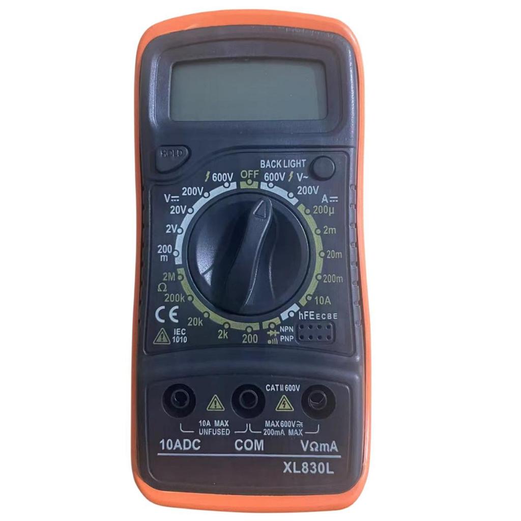 High-Precision Portable Digital Multimeter with Backlight & Buzzer