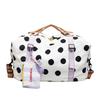 Large Capacity Striped Travel Duffle Bag Sports Gym Weekender