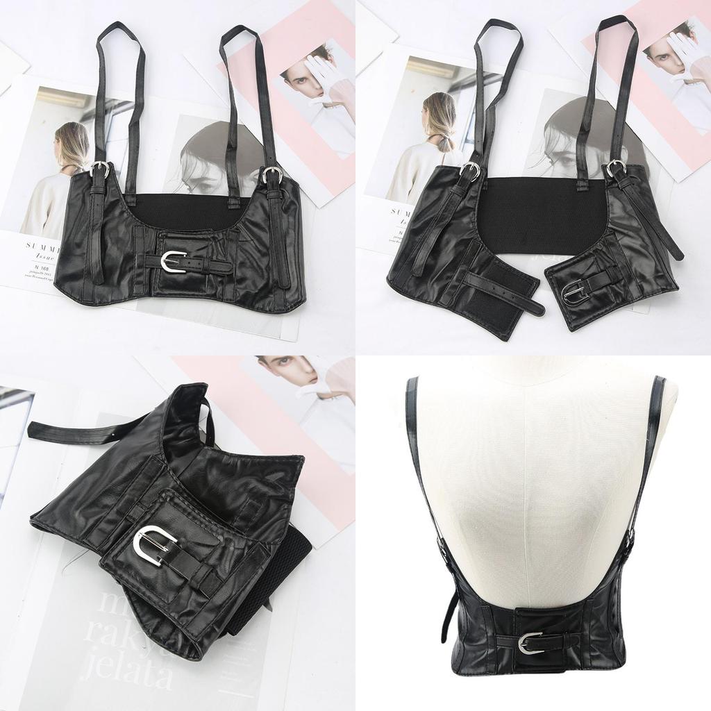 Shoulder Style Punk Strap Cummerbund Womens Waist Cinching Clothing Fashion