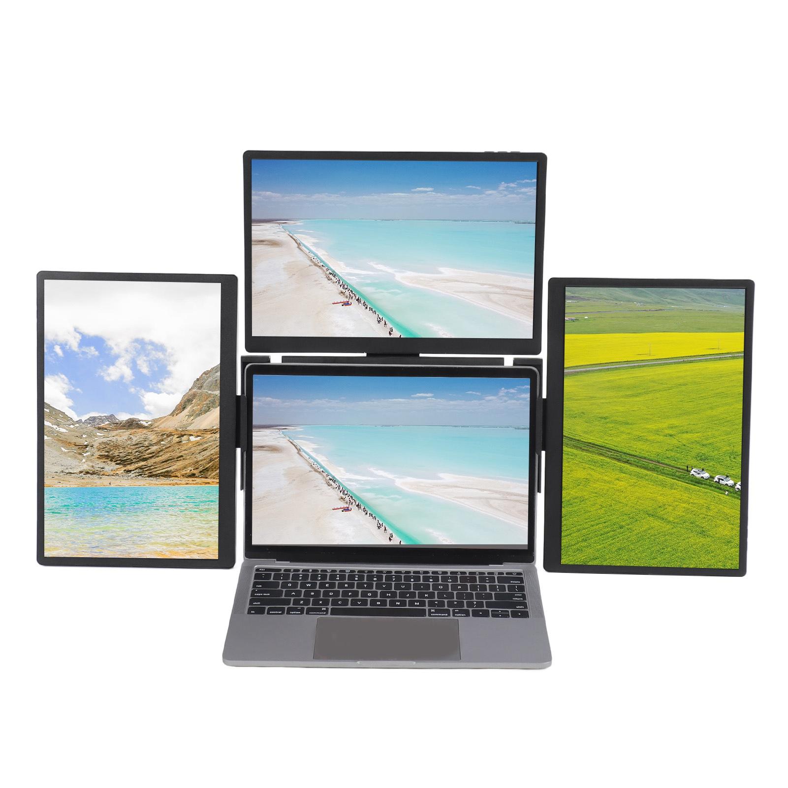 

13,3-дюймовый тройной портативный дисплей многофункциональный DIY тонкий удлинитель экрана ноутбука для 11,6-17 дюймов