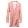 Rene Made In Japan Long Sleeve Long Knit Cardigan 36 Pink Women Used