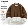 TonLion Herr Fleecefodrad Rundhalsad Sweatshirt