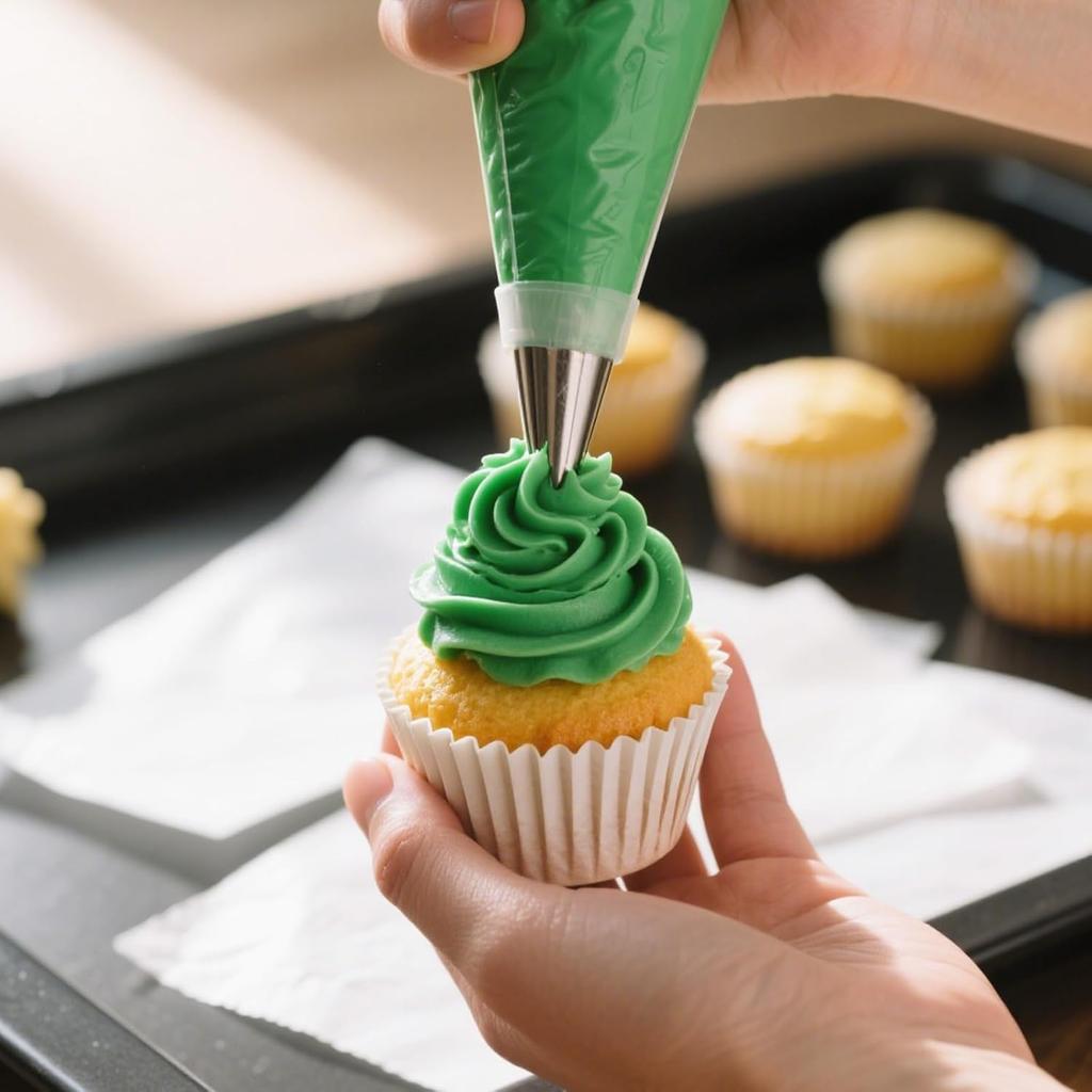 JIEYAO 9 Piece Stainless Steel Star Piping Tips Set, French Open Star Tube Frosting Nozzle Kit Pastry Decorating Tips for Cupcakes Cakes Cookies