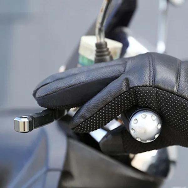 Winter Motorcycle Riding Electric Heating Gloves Warm Gloves USB Charging High Heat 4 Gear Temperature Control Thermal Heating Gloves for Skiing