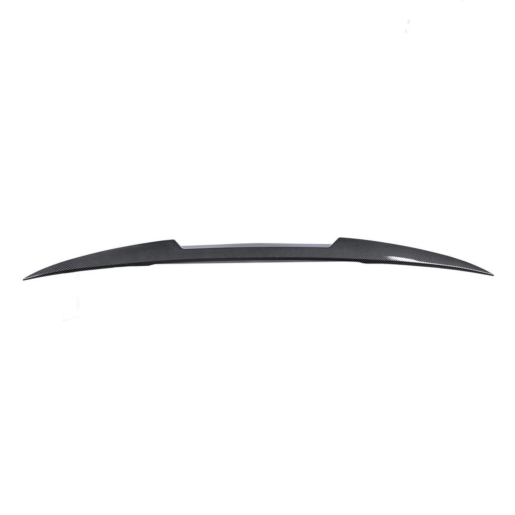 Rear Trunk Spoiler Enhanced Aerodynamics M4 Style Carbon Fiber Look Trunk Lid Spoiler Wing for 3