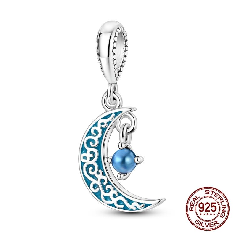925 Sterling Silver Travel Series Camera Bicycle Tower Compass Bag Pendant Charm Fit 4mm Aperture Bracelet DIY Bead Jewelry Gift