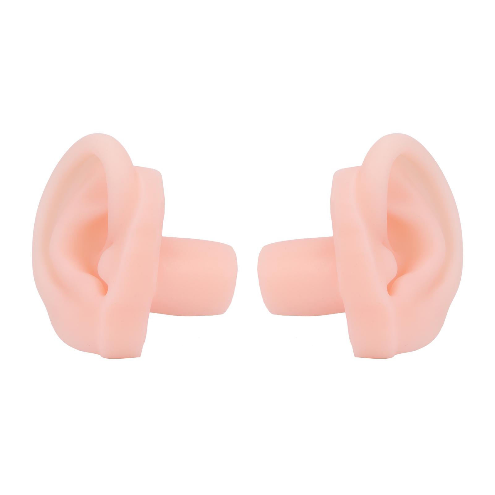 

1 пара силиконовых имитационных моделей ушей, гибкая мягкая модель уха для обучения на дисплее больницы