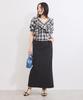 Blouse Frill Check Black [BIS] [2-Way] Blouse, Women's, (02)