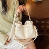 IELGY Summer All-Match Messenger Bag Fashion Simple Shoulder Bucket Bag