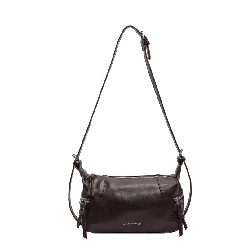 

Сумка-тоут через плечо большой вместимости, женская новая сумка-мессенджер темно-коричневого