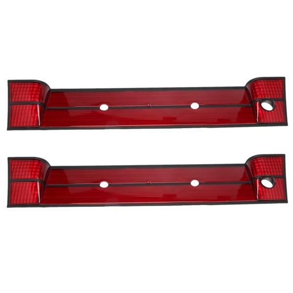 BMW 5er Reihe E34 Halter für hinteres Kennzeichen - Rot (1 Paar)