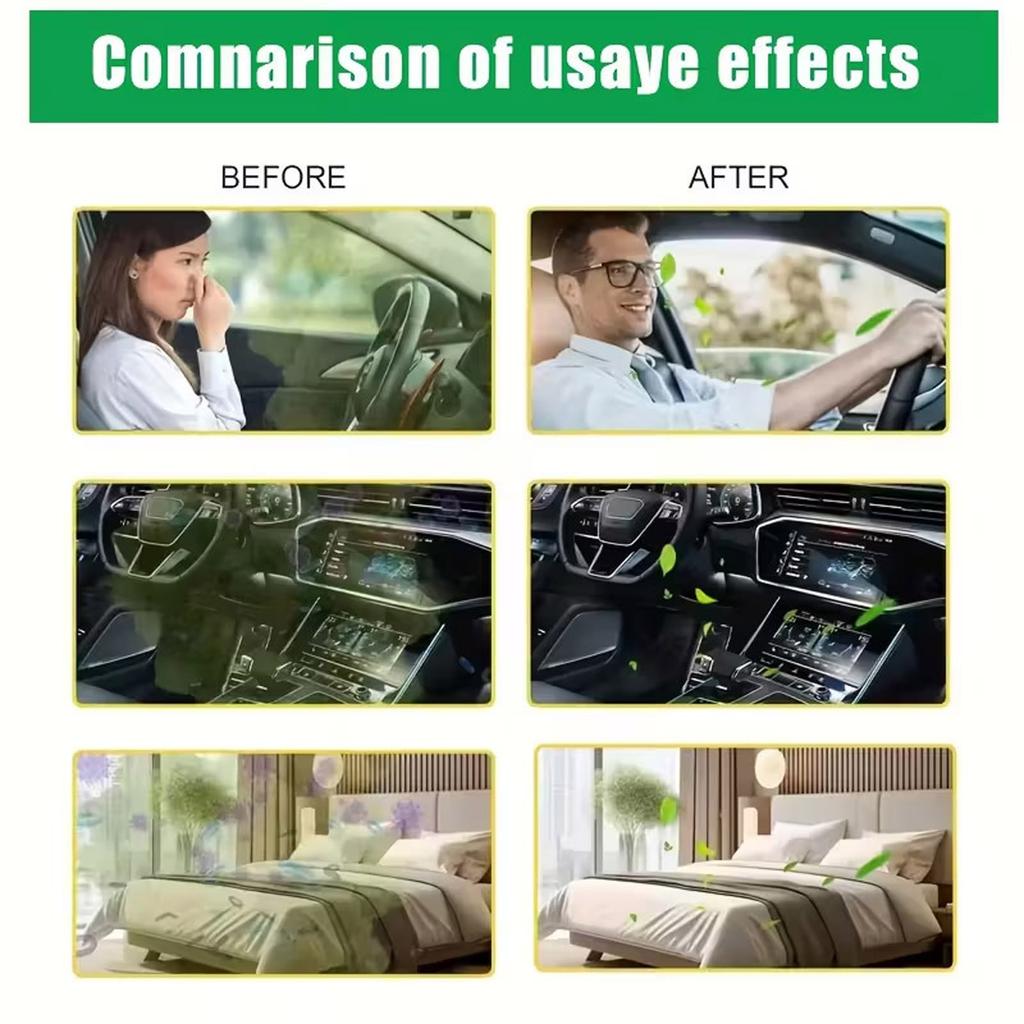 Car Spray Effectively Stubborn Odors  Disinfects The Conditioning System To Kill /mold  And Leaves A Fresh  Long-lasting Scent. 100ml