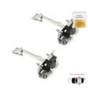 EDP946-1 2 Pieces Rear Left AND Right Door Catch Hinge Brake Stop Check Strap Limiter for Citroen C3 MK2 SC A51 2009-2016 9181Q5