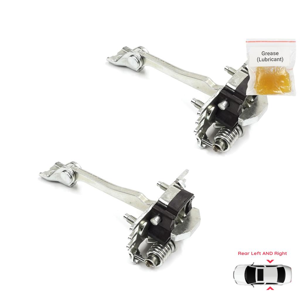 EDP946-1 2 Pieces Rear Left AND Right Door Catch Hinge Brake Stop Check Strap Limiter for Citroen C3 MK2 SC A51 2009-2016 9181Q5