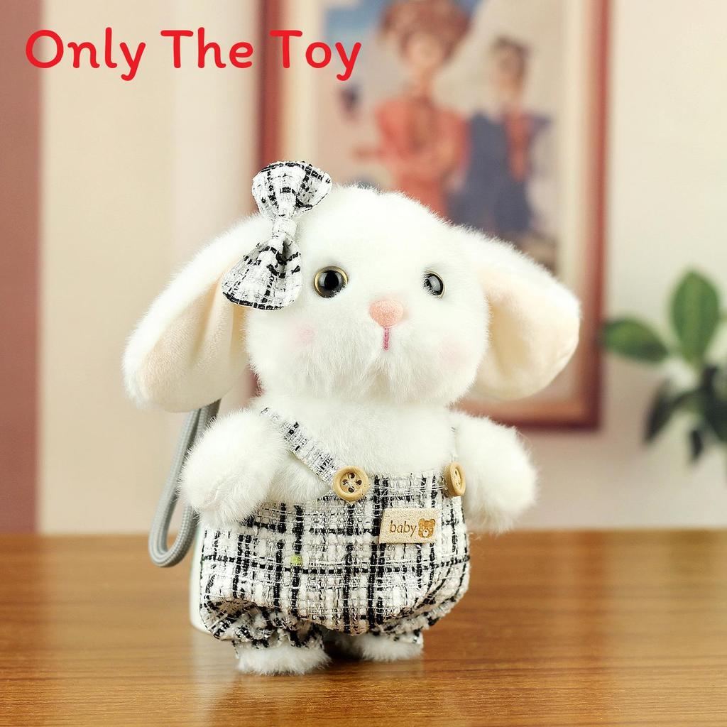 

Plush Bunny Keychain With Pp Cotton Filling For Kids And Adults чёрный