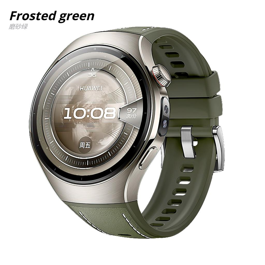 High Quality Leather Silicone Strap For Huawei Smart Watch 5 46mm Specialized Band Wristband for Huawei Watch 5 42mm Bracelet