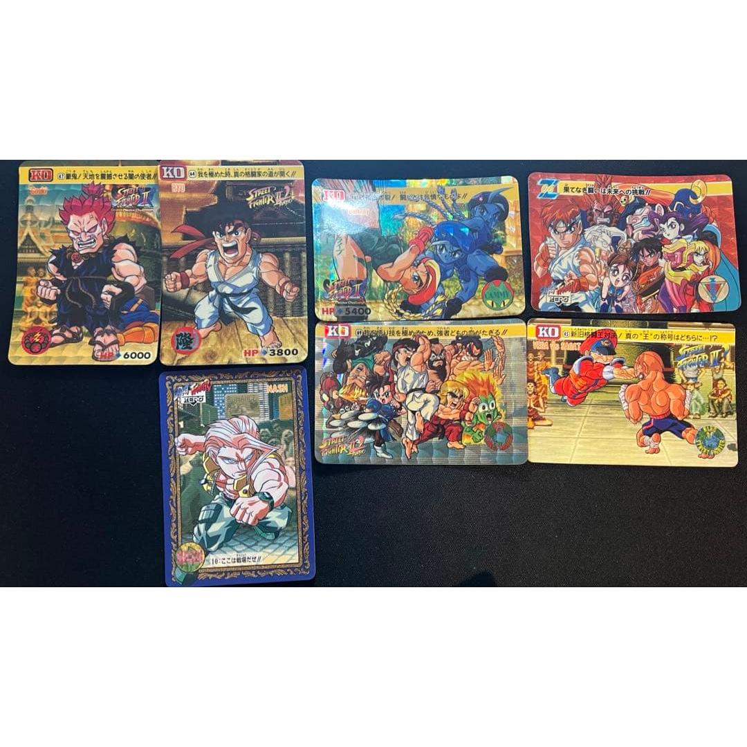 Used Street Fighter Carddass 109 pieces sold in bulk