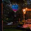 Solární lampa s horkovzdušným balónem s automatickým zapínáním a vypínáním háku Snadné zavěšení Venkovní vodotěsná solární lampa s horkovzdušným balónem Dekor na verandu na trávník