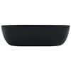 VidaXL Lavabo 45,5x32x13 cm Céramique Noir