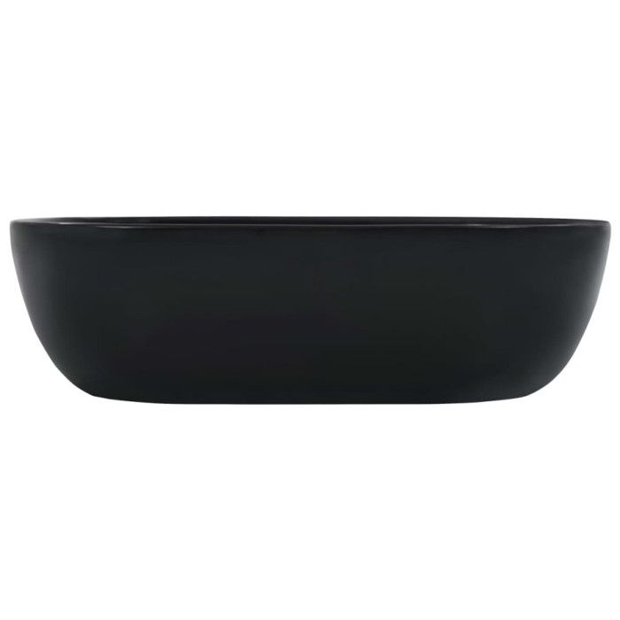 VidaXL Lavabo 45,5x32x13 cm Céramique Noir
