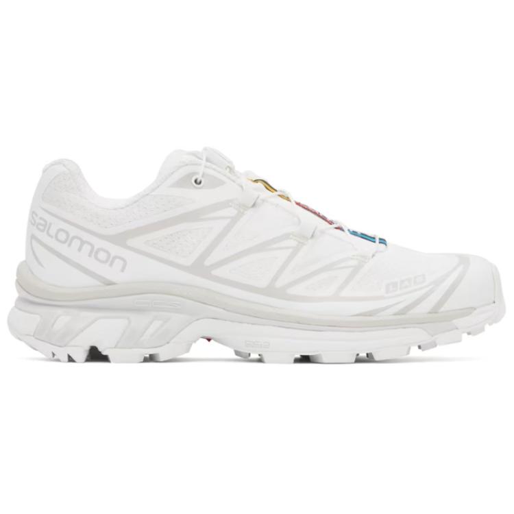 SALOMON XT-6 Lässig Vielseitig Stoßdämpfend Langlebig Low Top Outdoor Funktionsschuhe Damenschuhe Weiß 232837F128035