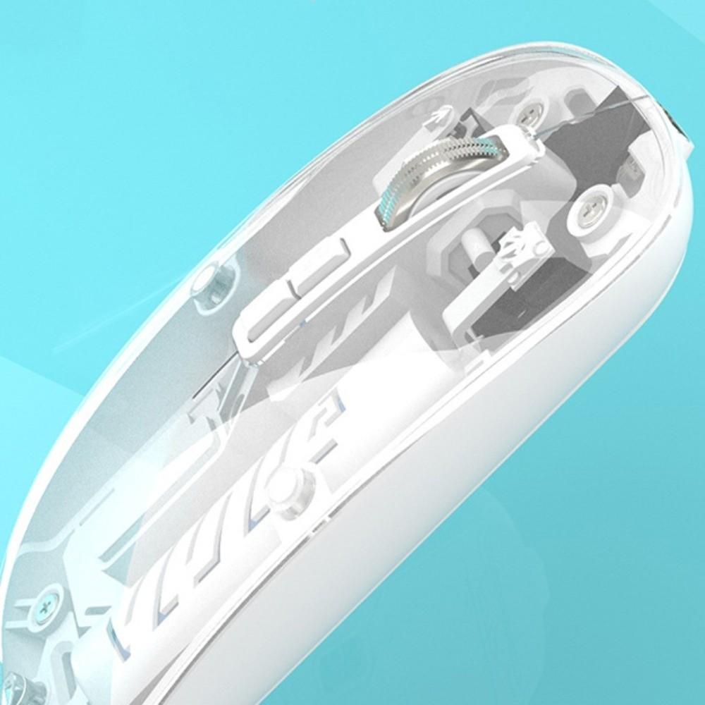 Transparent 2.4G Wireless Mouse Bluetooth Rechargeable Mouse Laptop Wireless Mouse PC