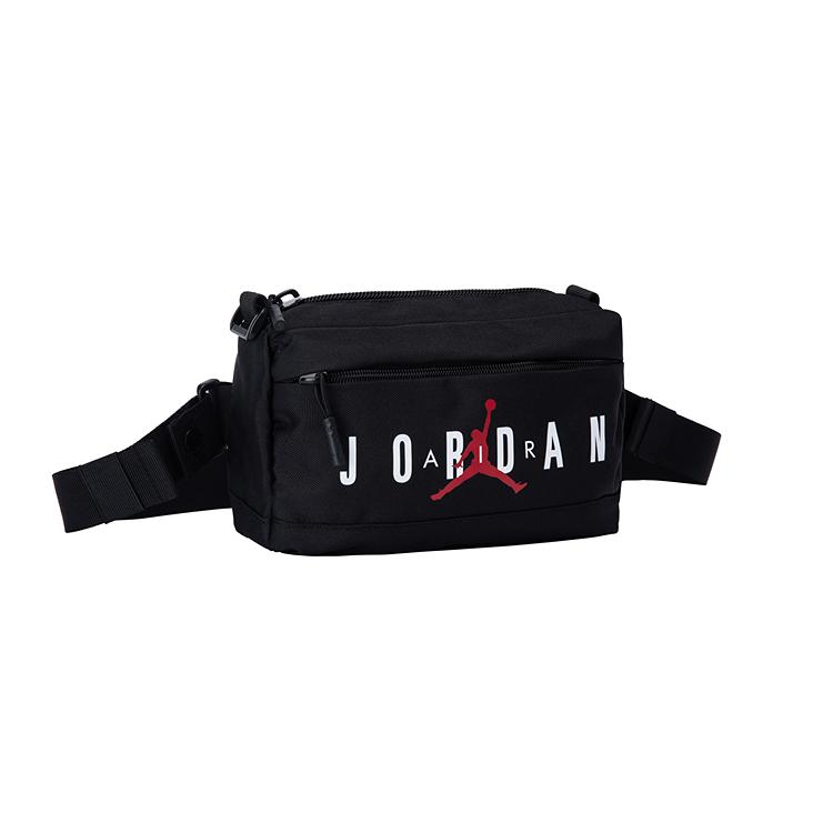 New Jordan Polyester Shoulder Bag, Crossbody Bag, Fanny Pack Unisex Black JD2513065AD-002