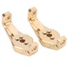 2pcs Professional Brass Front Axle C Seat RC Car Accessory Fit for Traxxas TRX?4 RC Car