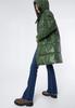 Wittchen Women's Oversized Quilted Coat Green Nylon