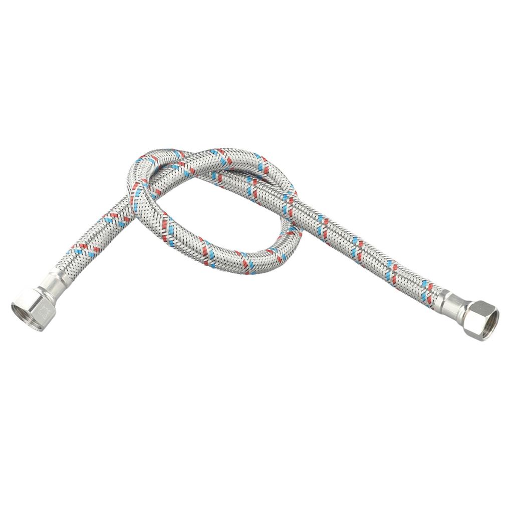 Compatibility Toilet Bathroom Stainless Steel High Water Pressure Pipe Plumbing Pressure Water Supply Hose Explosion Proof