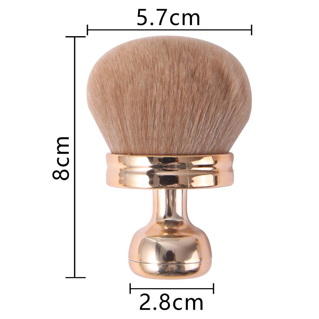 Multi-Functional Mushroom Head Makeup Brush Large Size Soft Bristle Loose Powder Blush Brush Hair Clean Body Brush Cosmetic Tool