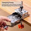 35mm Concealed Hinge Drilling Jig,with 4pcs Hinge hole openerHinge Boring Hole Drill Guide Locator for Door Cabinet Installation