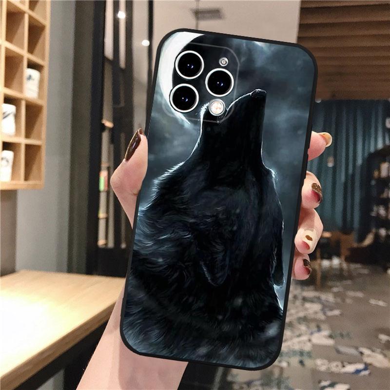 Husa pentru telefon Wolf pentru iPhone Samsung Galaxy Redmi Xiaomi Oppo OnePlus Note SA 7 8 9 10 11 12 13 14 20 21 22 23 53 54 Pro Max Plus Ultra TPU moale