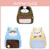 Cartoon Otter Plush Backpack For Girls And Boys With Large Capacity And Stylish Design