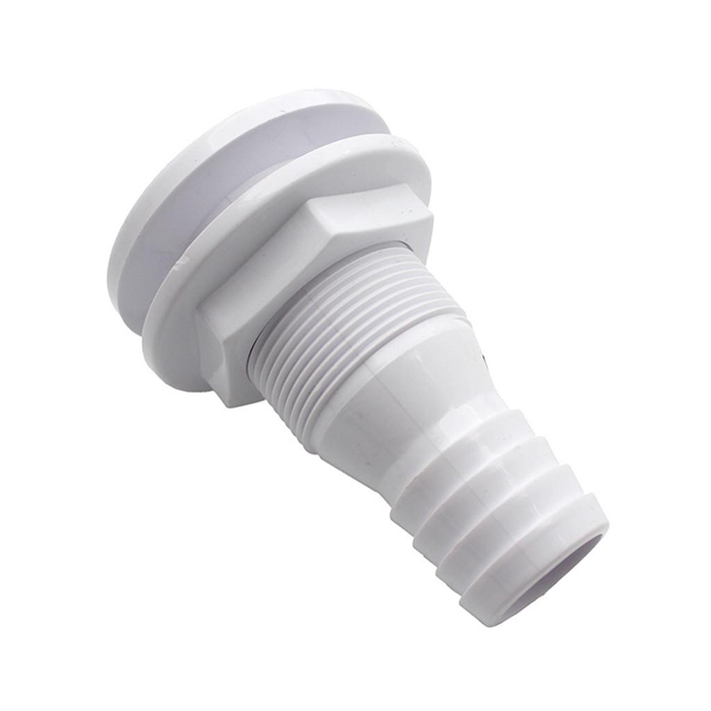 Fiting de Bilă prin Carena din Plastic pentru Drenaj Aerisire Aerator Fiting Furtun Pompă de Bilă Barcă Marină Iaht Velier RV-Camper Camion