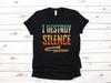 Funny Trombone T-Shirt, I Destroy Silence Band Tank Top, T-shirt, T-shirt,T-shirt, Kids Tee Apparel Gift